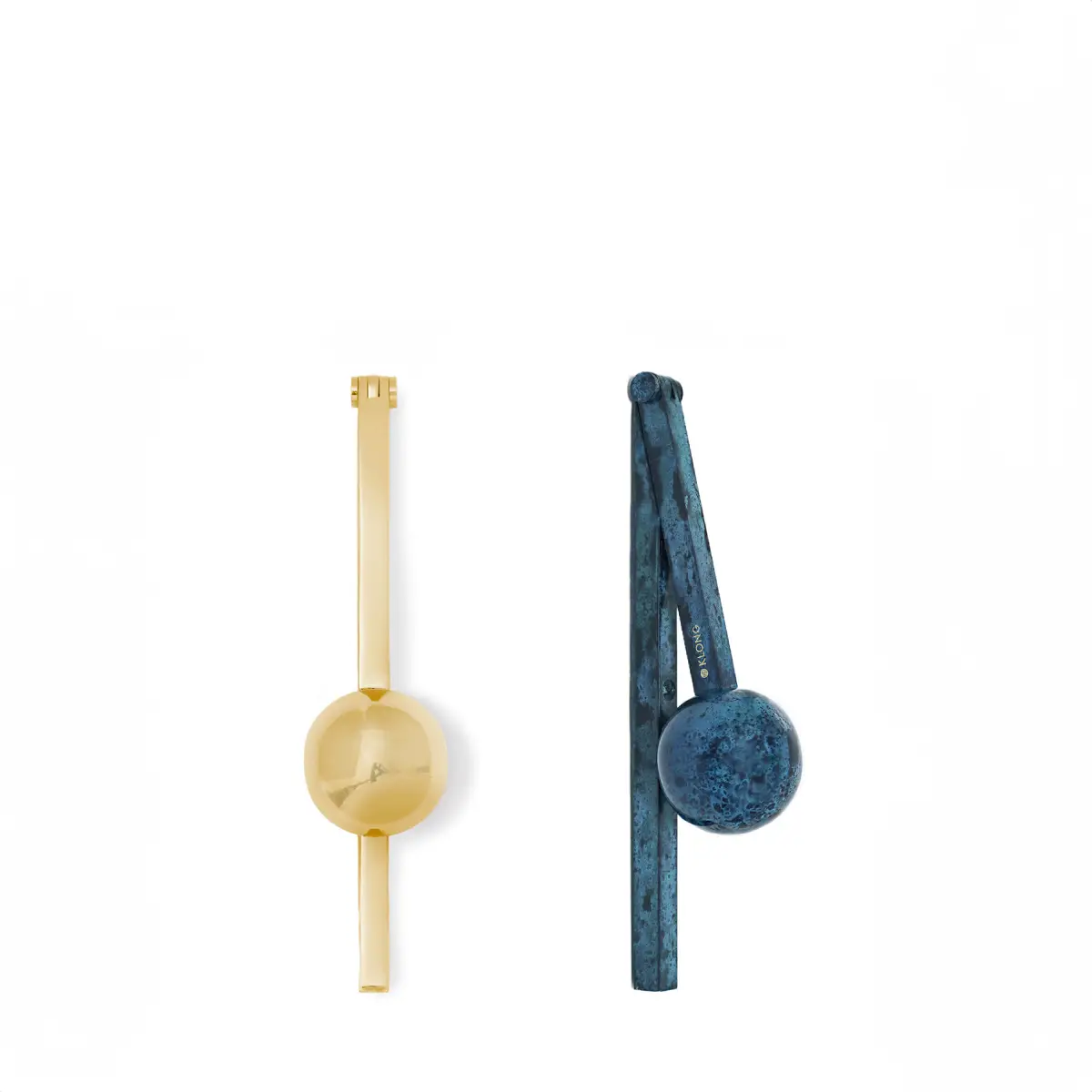Klonk Blue Oxidized Messing Klong