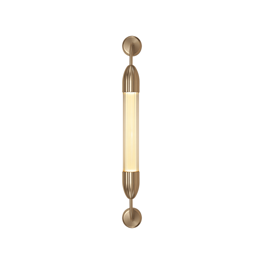 Lemon Squeeze Vegglampe Double Long Plated Brass - UMAGE - Stue - Design - Metall - Med flere lyskilder