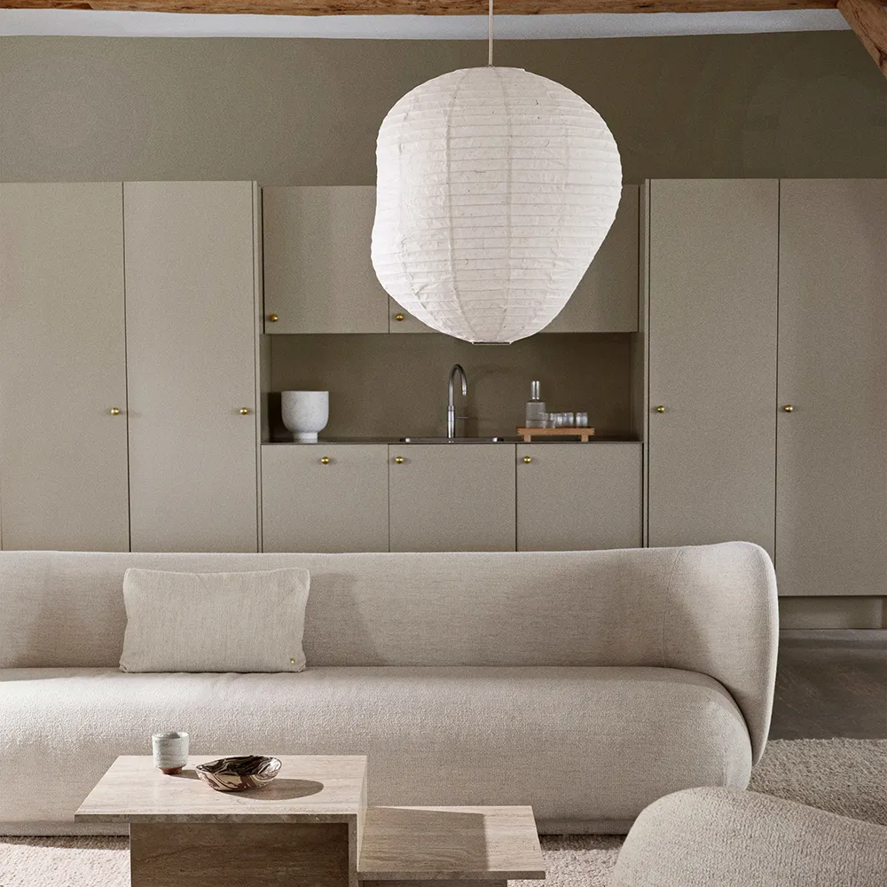 Kurbis Lampeskjerm 80 cm Natural