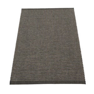 Emm teppe 70x120 cm Black/Linen Metallic