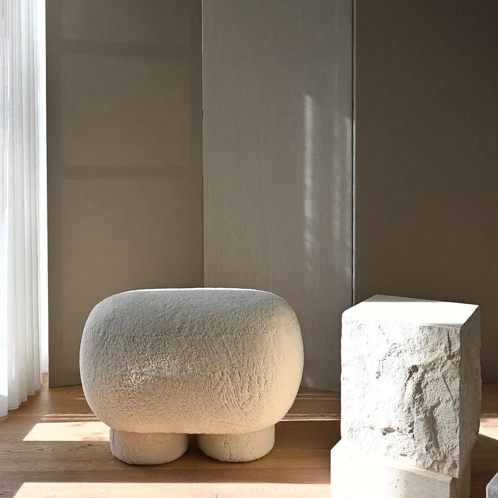 Big Foot Benk, Petit - Saueskinn