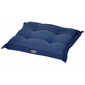 Canyon sittepute tykk 42x45 cm strukturdralon Marineblå