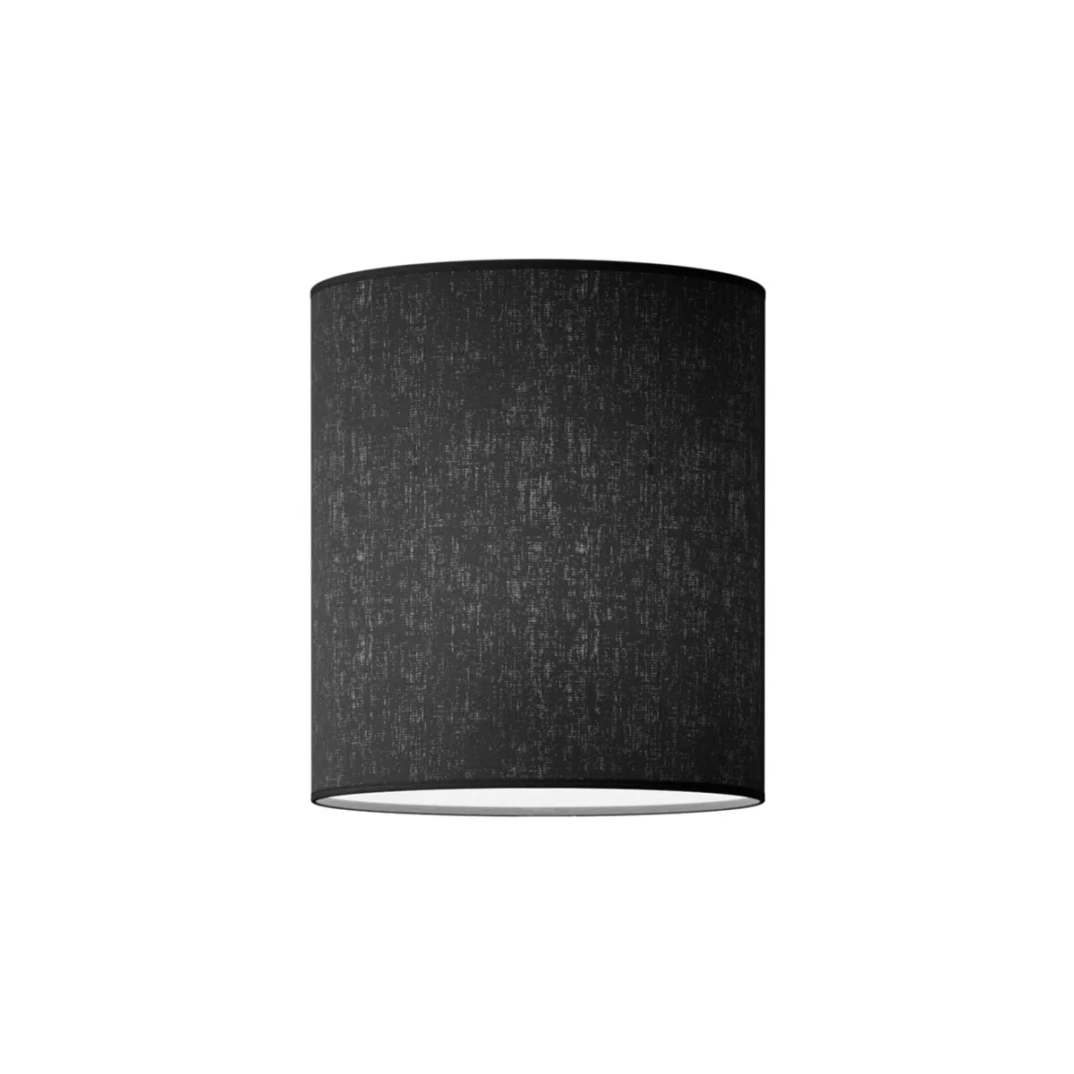 Dual lampeskjerm Ø27xH30 cm tekstil svart lin