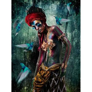 Veggdekorasjon Kolibri 100 x 150 cm Artwood