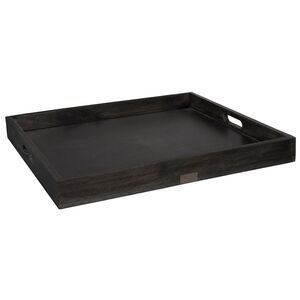 Serveringsbrett Kings Road 55 X 55 Cm Svart Tre