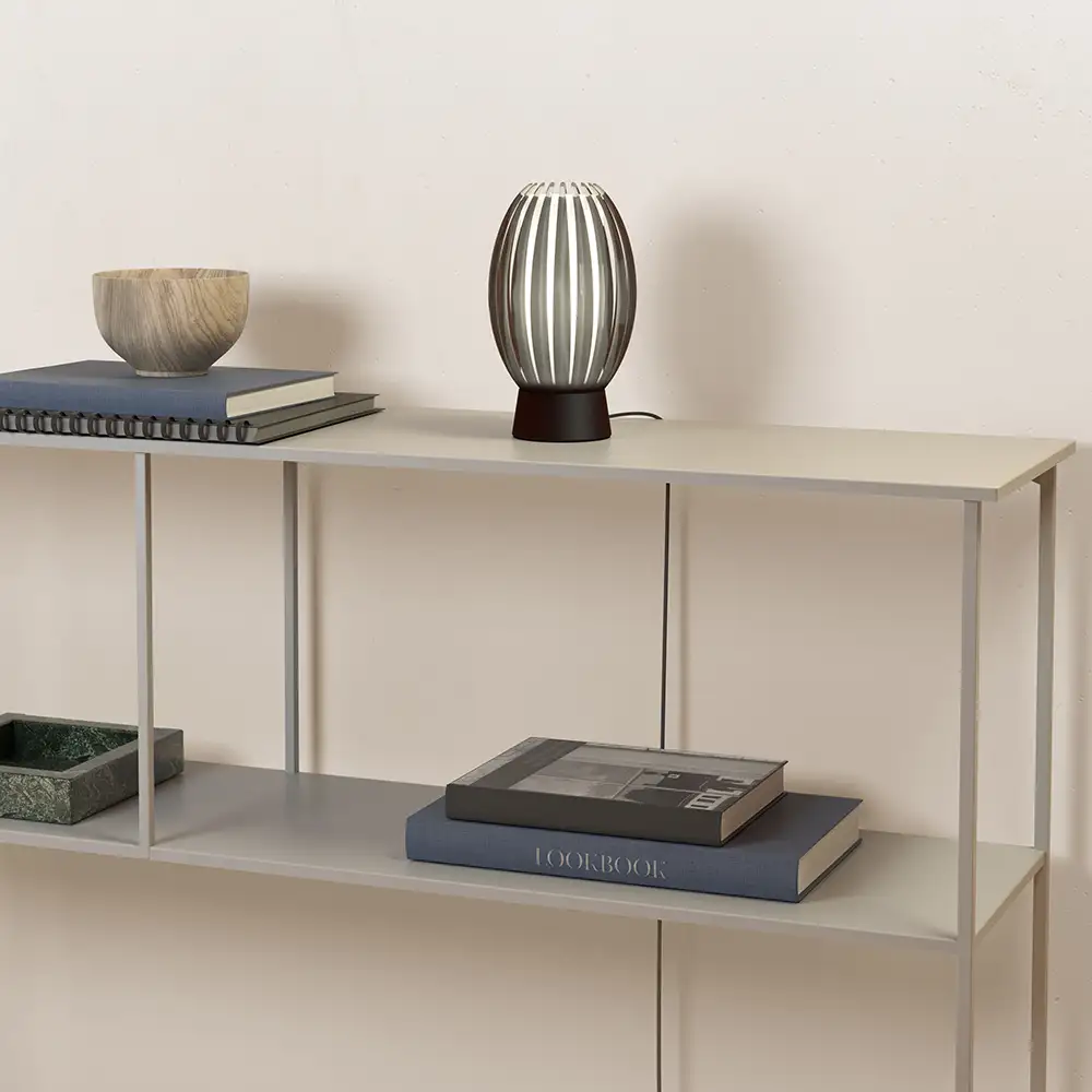 Tentacle Bordlampe S Svart/Røyk G9