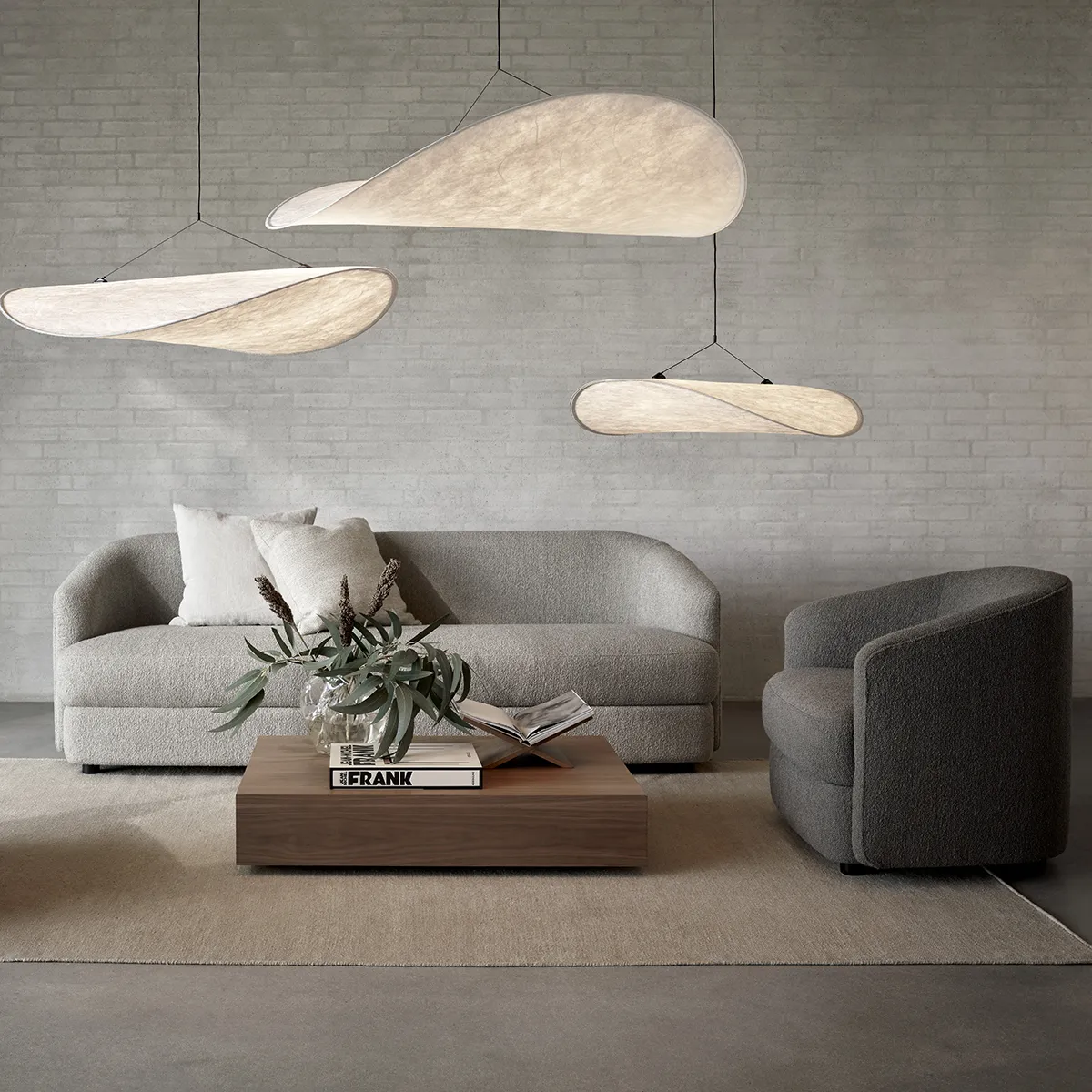 Sofa Covent Deep (3-seter) Hemp