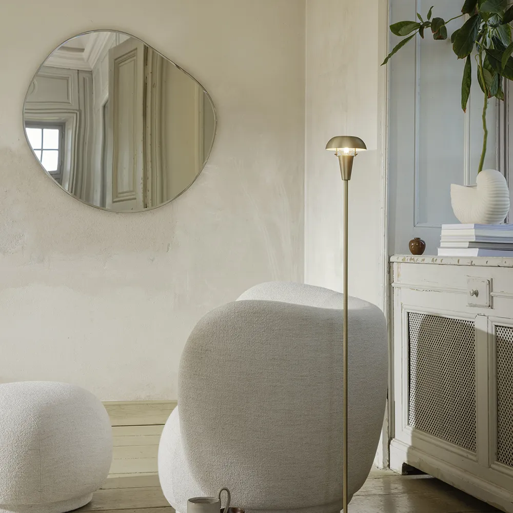 Pond Speil 87x94 cm Brass