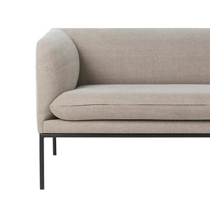 Sofa 2-Seters Turn Cotton Linen Natural