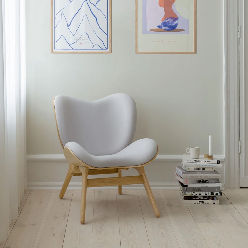 A Conversation Piece Lounge stol Oak/Sterling