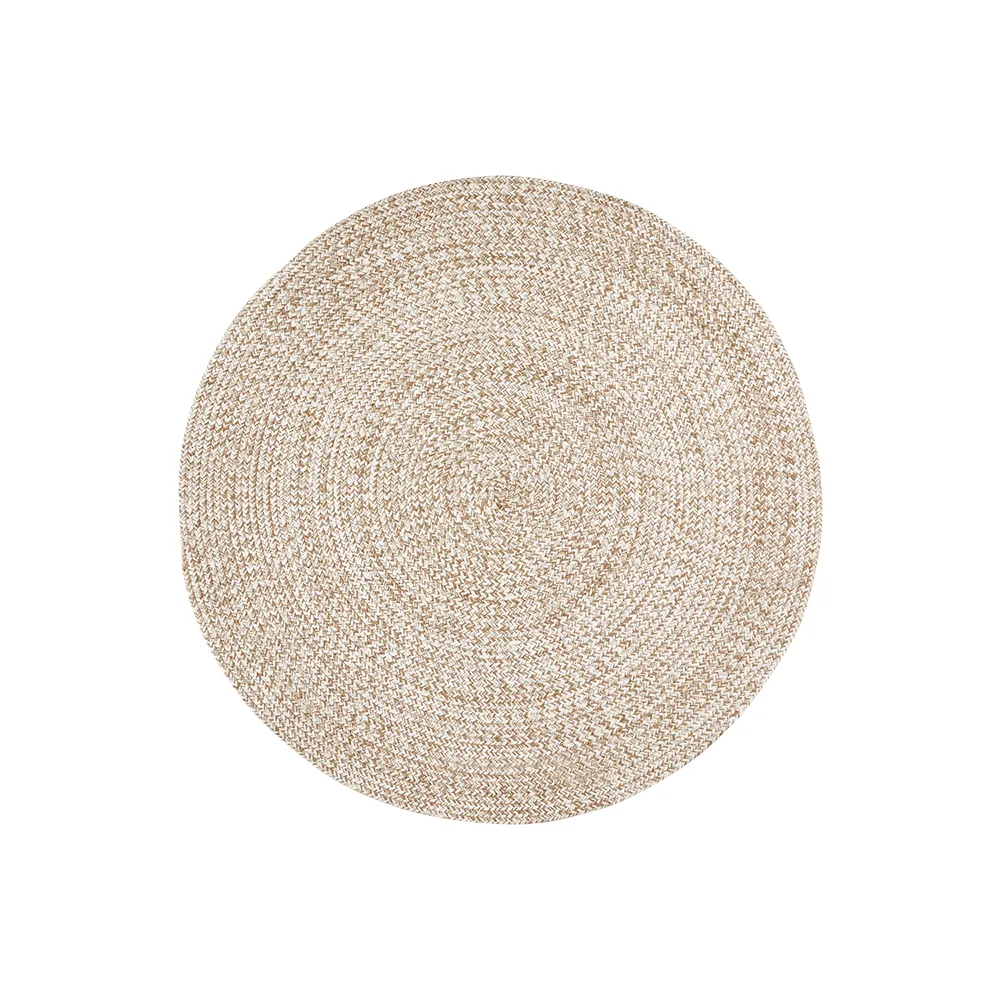  JUNI matte natur/hvit Ø120 cm