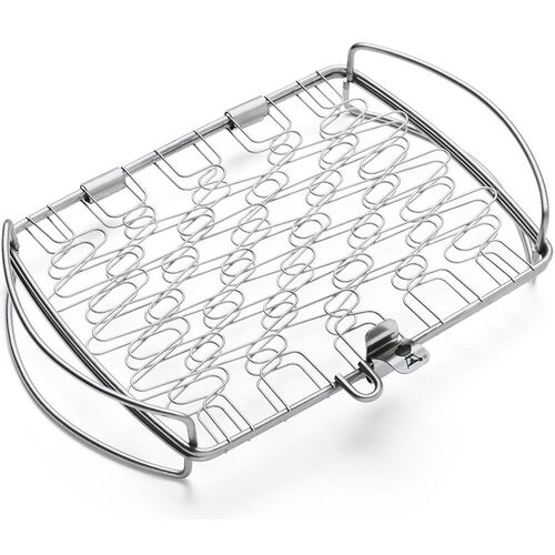 Grillkurv/grillrist liten tilfFisk stål Weber