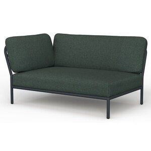 Level endedel venstre mørkegrønn