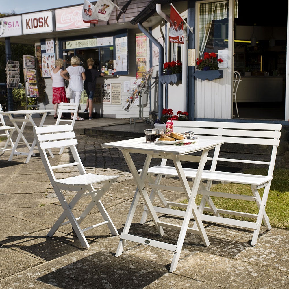 Åre sofa, sammenleggbar, hvit akasie