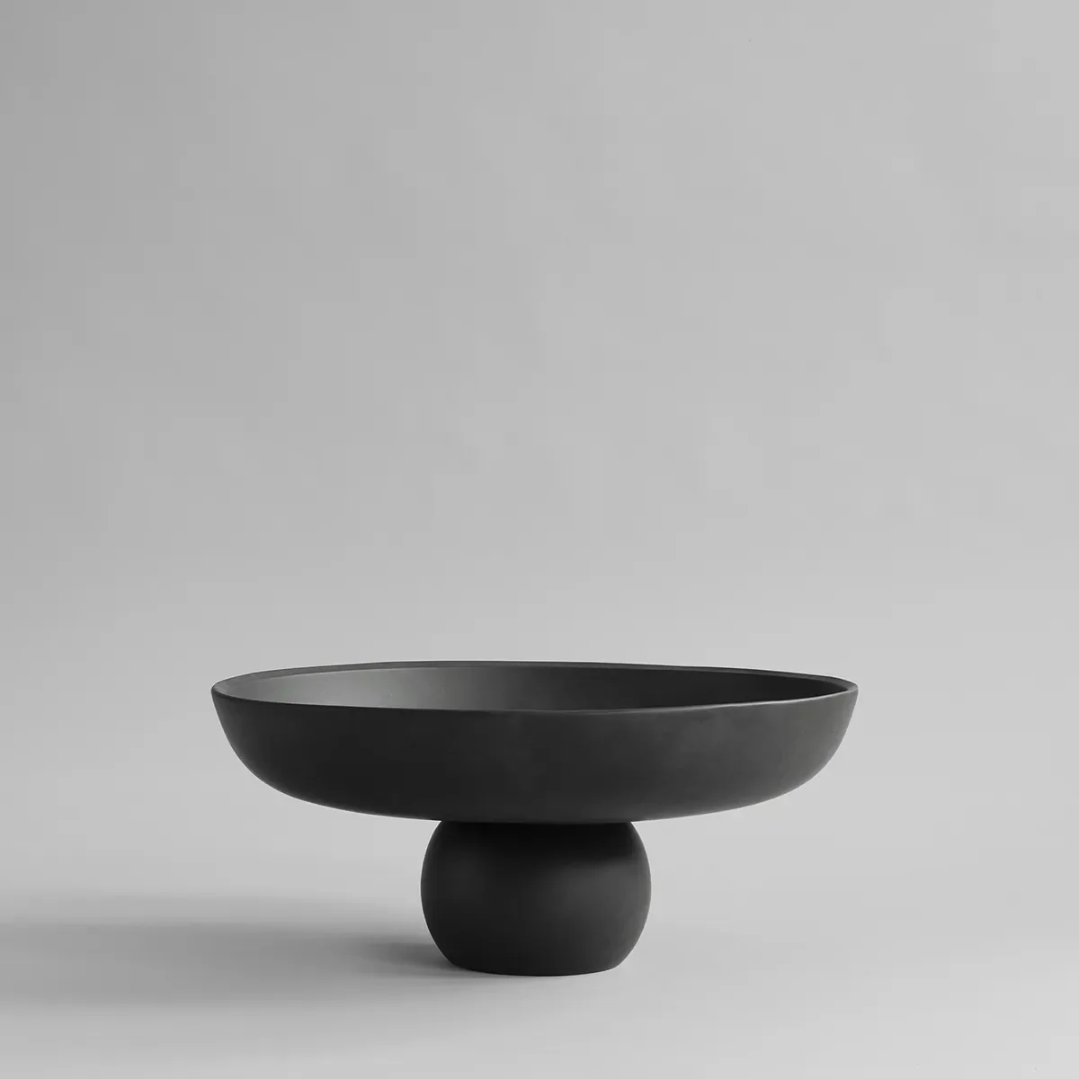 Håndmalt dekorasjonsskål Baburu Big Black Ø 43 cm
