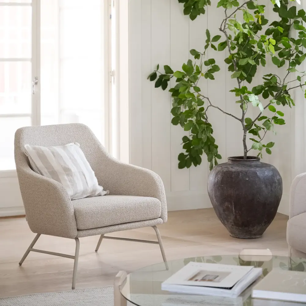 Eldwin lenestol beige