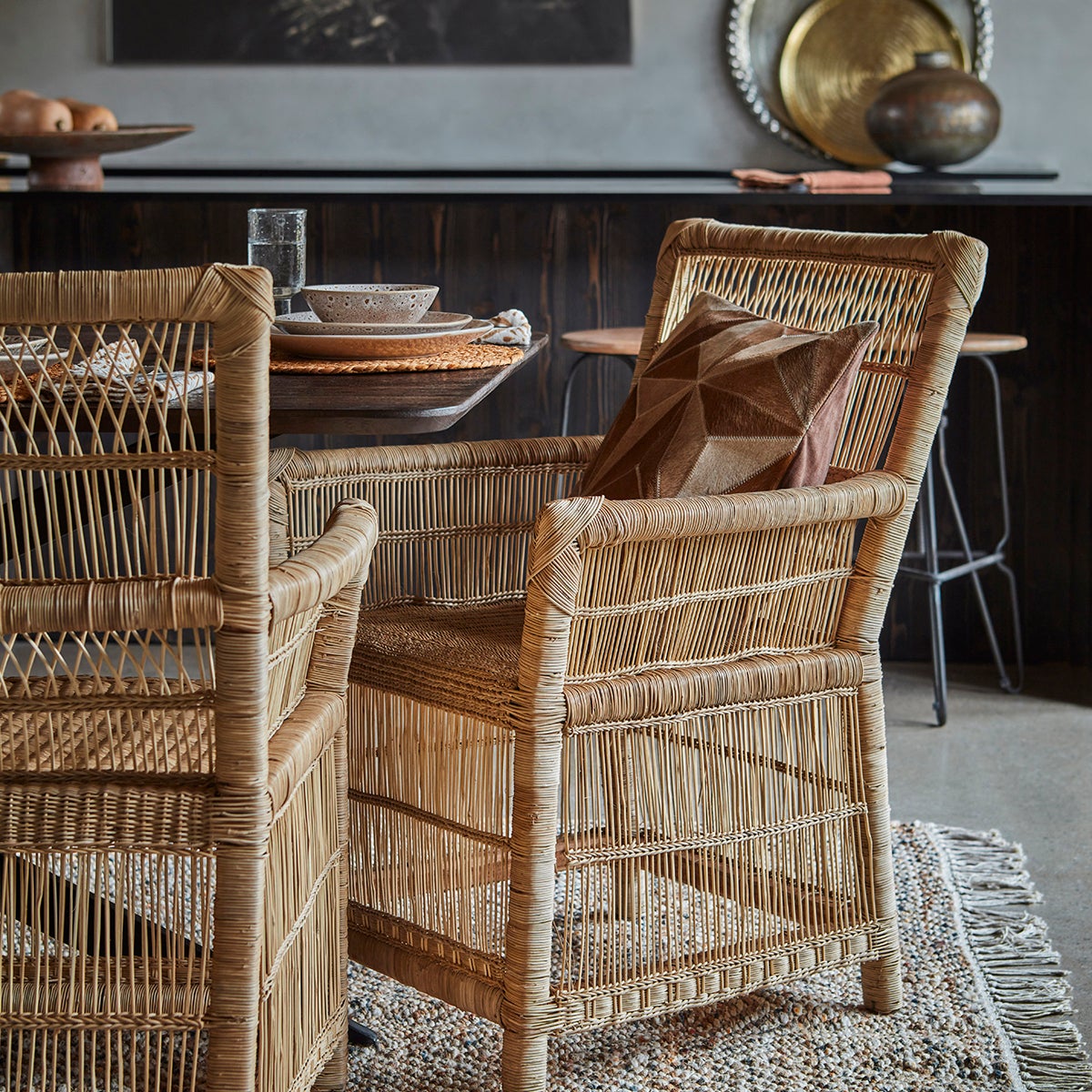  TRIBE stol rotting/bambus