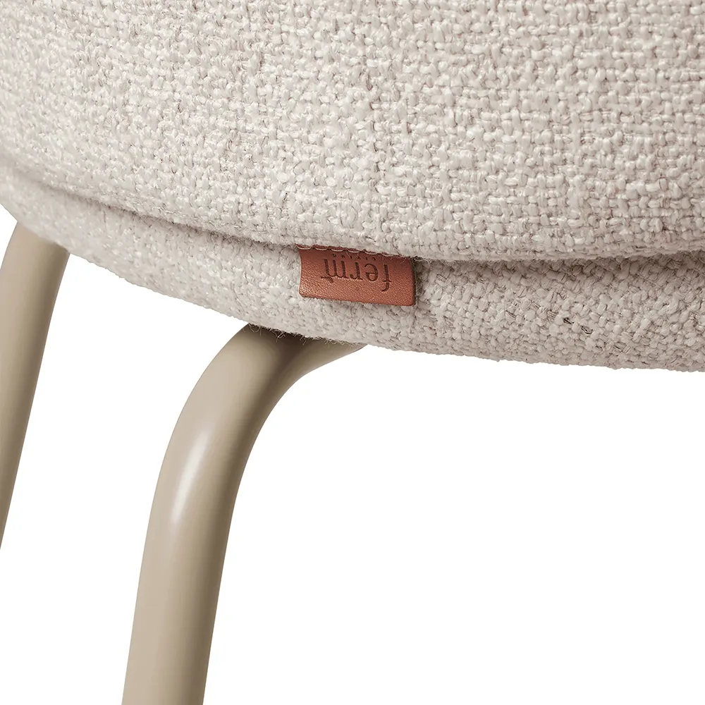 Rico Spisestol Cashmere Bouclé - Off-white