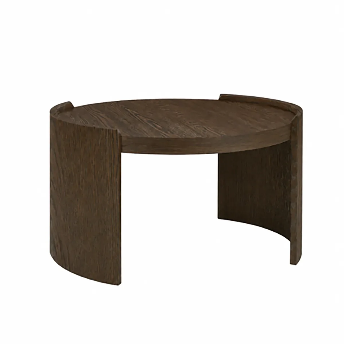 Rundt sofabord Oakland Ø 80 cm US brown