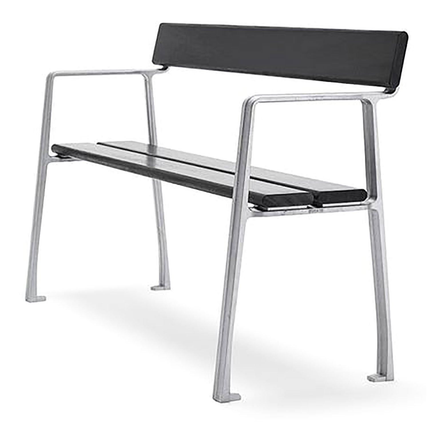 Piccolo sofa natur sortlasert mahogny