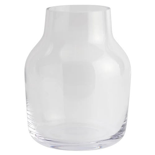 Silent Vase Ø15 cm Clear