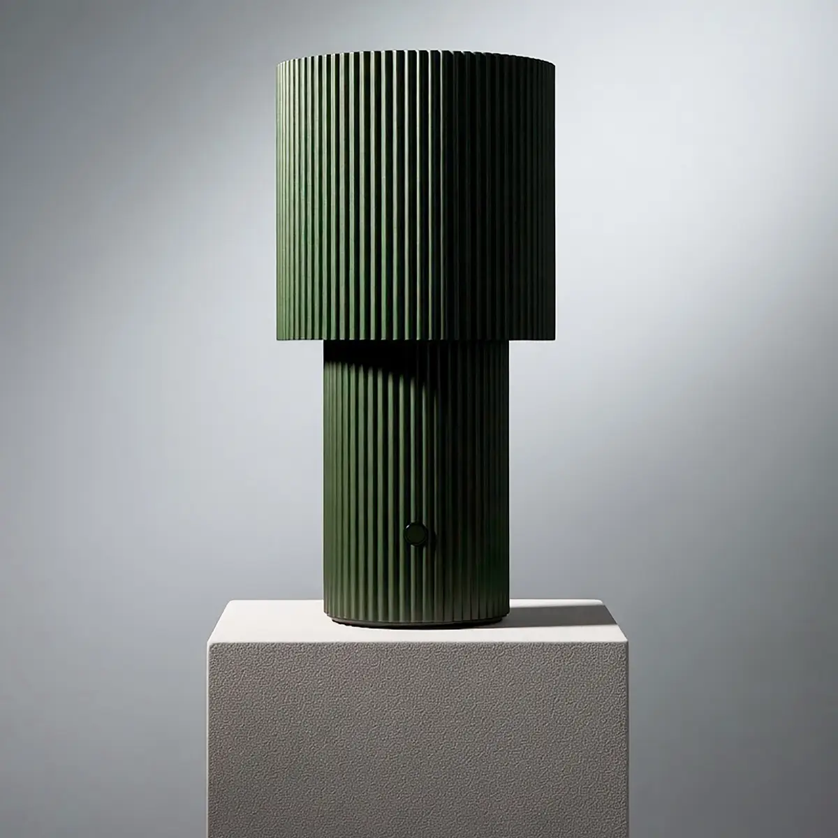 Iluma bærbar bordlampe Ø12,2 x H22,1 cm Metall olivengrønn
