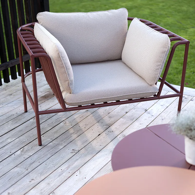 Collier lenestol  Zin red / Teddy beige