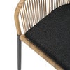 Delta stol    Antrasitt / Natural Wicker / Teddy Black