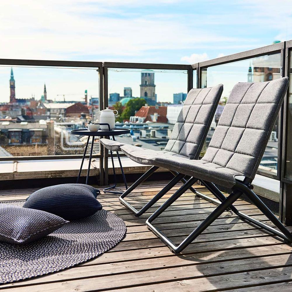 Traveller sammenleggbar stol grå Airtouch