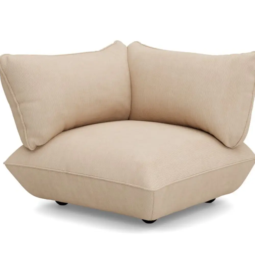 sumo sofa hjørneseksjon høyre cord recycled beige