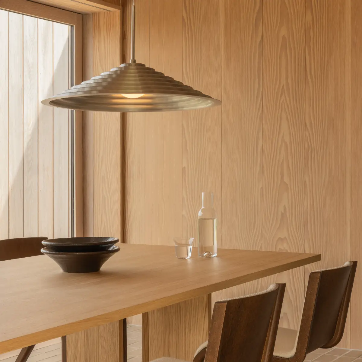 Chancery Taklampe Børstet Aluminium Ø75 cm