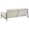 Naos 2,5-seters sofa  Stainless steel / Dot beige