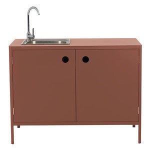 Kelia utekjøkken   med vask og kran  Zin Red