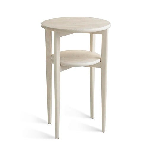 Mira Nattbord hvit oljet ask