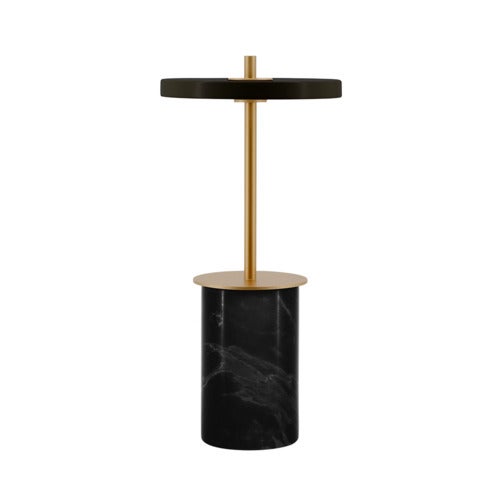 Asteria Move Mini Bærbar lampe Black Marble