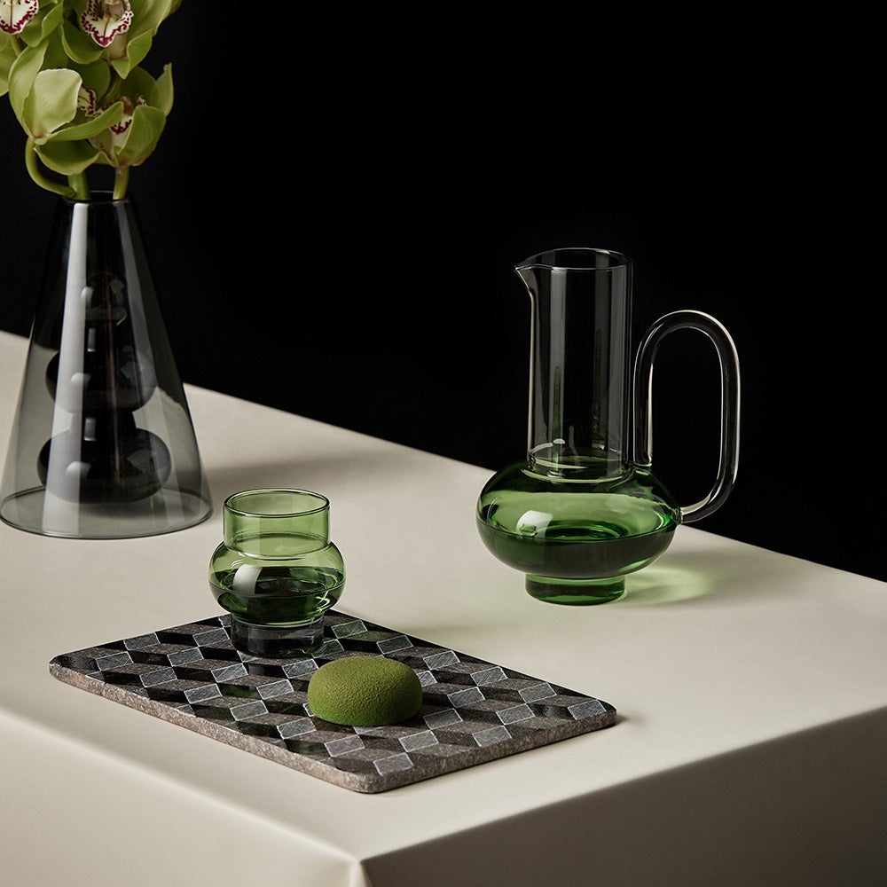  Bump Drikkeglass Korte Grønne 2-pakning