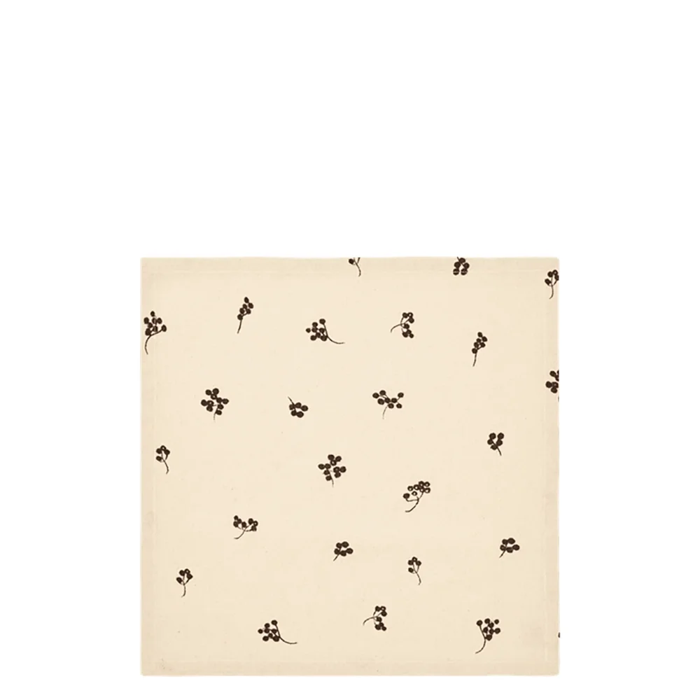 Baies servietter 4-pakning naturlig/mørk sjokolade