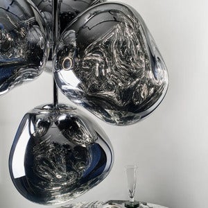 Melt Chandelier Small Smoke LED