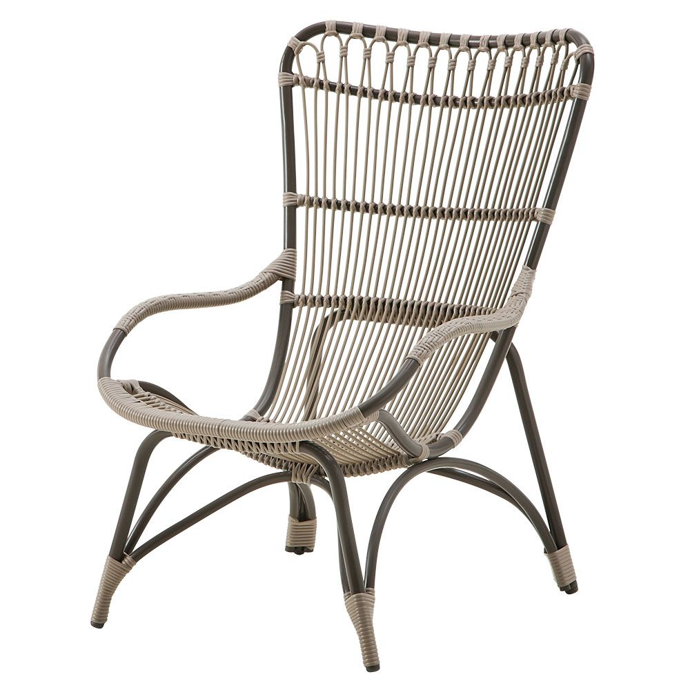 Monet lenestol av kunstrotting Moccachino