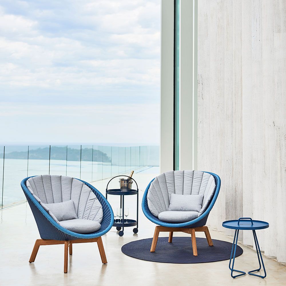 Peacock Loungestol Grå